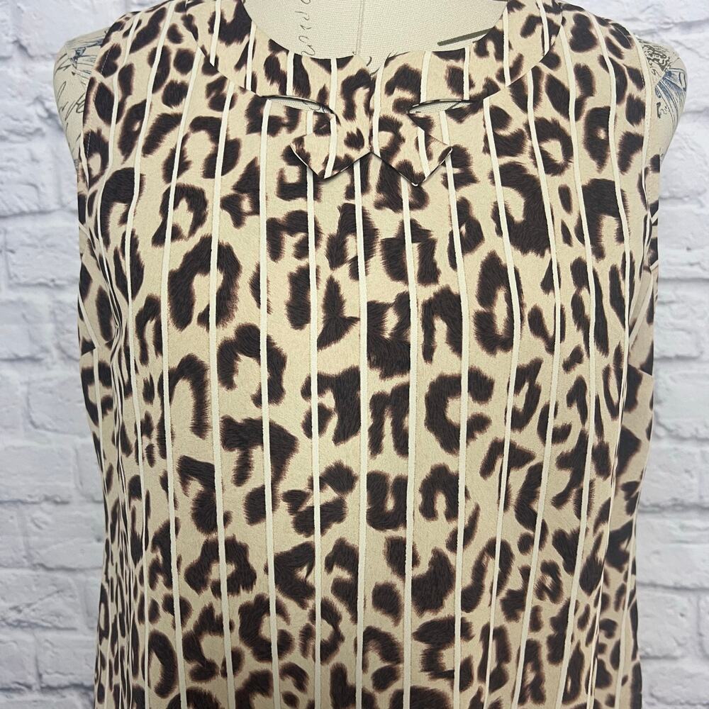 CAbi Leopard Print Tank Style # 3070 Women Size Small - Picture 6 of 8